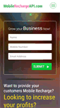 Mobile Screenshot of mobilerechargeapi.com